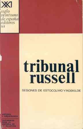 Tribunal Russell, de Varios autores | portada del libro