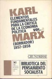Elementos fundamentales para la crítica de la economía política. Vol. 2, de Marx, Karl | portada del libro