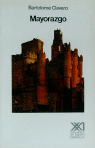 Mayorazgo, de Clavero | portada del libro