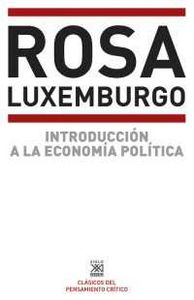 Introducción a la economía política, de Luxemburg, Rosa | portada del libro
