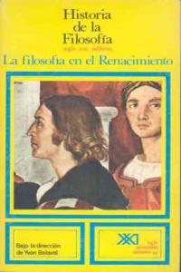 La Filosofía en el Renacimiento, de Gandillac | portada del libro