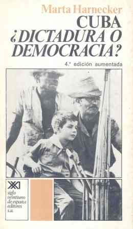 Cuba, ¿dictadura o democracia?, de Harnecker | portada del libro