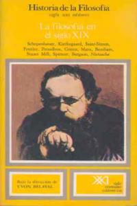 La filosofía en el siglo XIX, de Bensaude | portada del libro