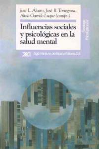 Influencias sociales y psicológicas en la salud mental, de Álvaro | portada del libro