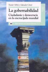 La gobernabilidad, de Arbós, Xabier | portada del libro