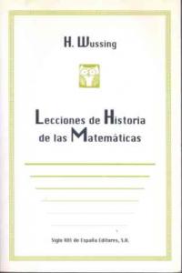 Lecciones de historia de las matemáticas, de Wussing | portada del libro