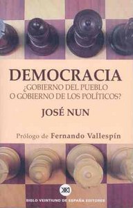 Democracia, de Nun, José | portada del libro