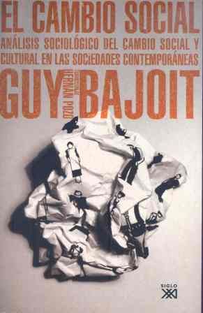 El cambio social, de Bajoit, Guy | portada del libro