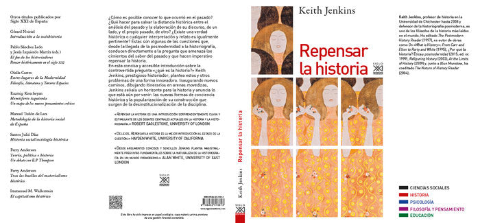 Repensar la historia, de Jenkins | portada del libro