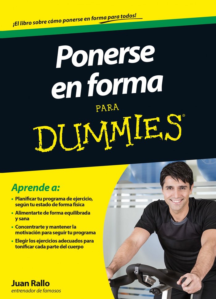 Ponerse en forma para Dummies, de Rallo | portada del libro