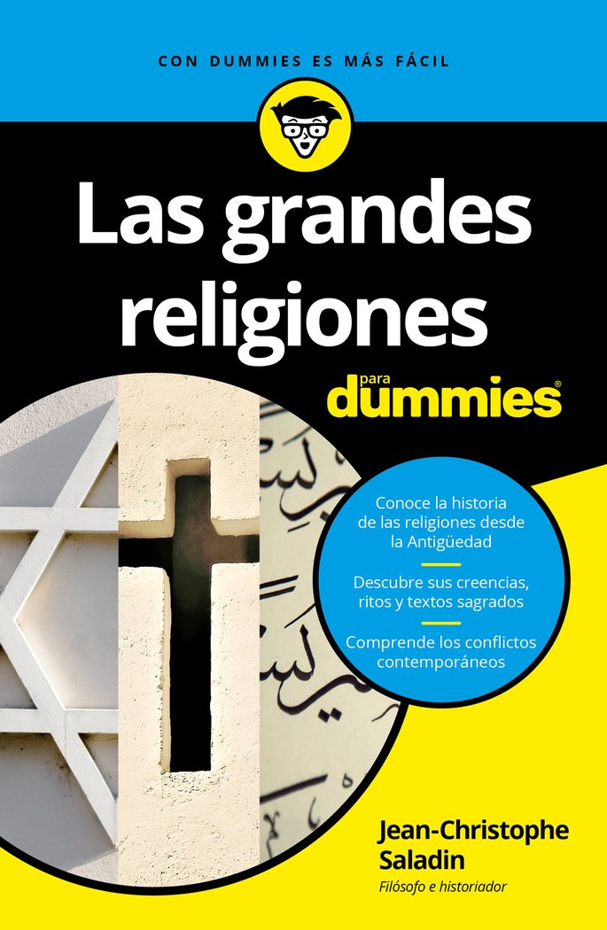 Las grandes religiones para Dummies, de Saladin, Jean-Christophe | portada del libro