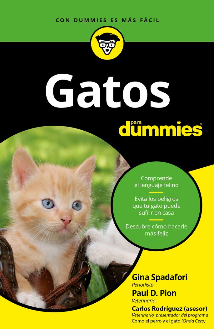 Gatos para Dummies, de Spadafori, Gina | portada del libro