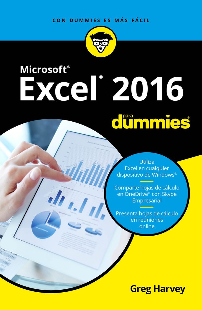 Excel 2016 para Dummies, de Harvey | portada del libro