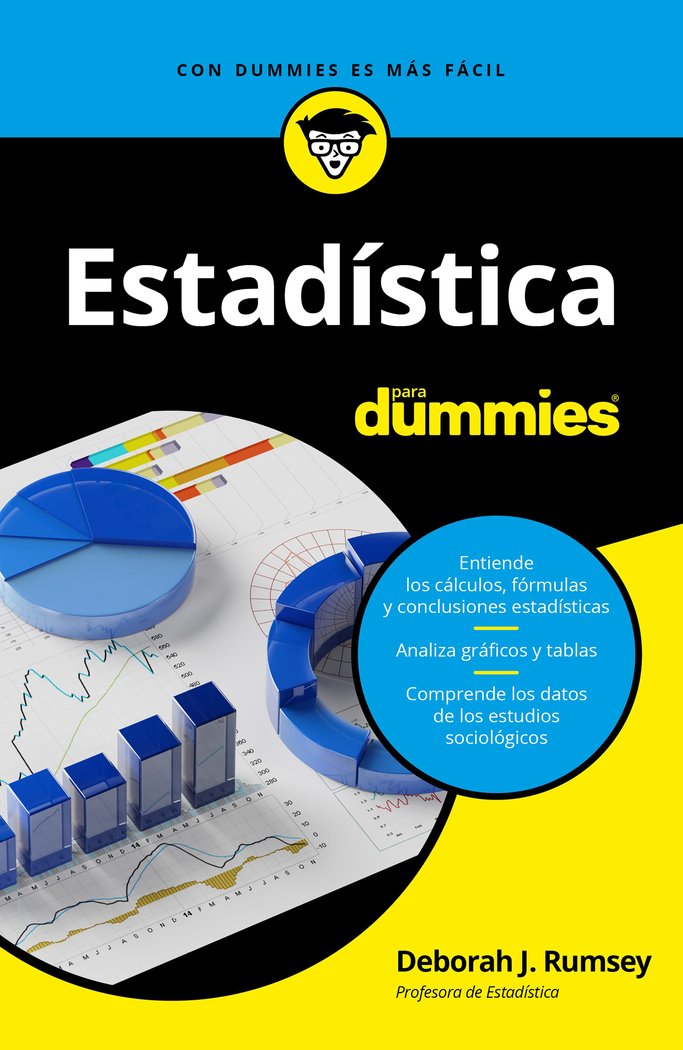 Estadística para Dummies, de Rumsey, Deborah J. | portada del libro