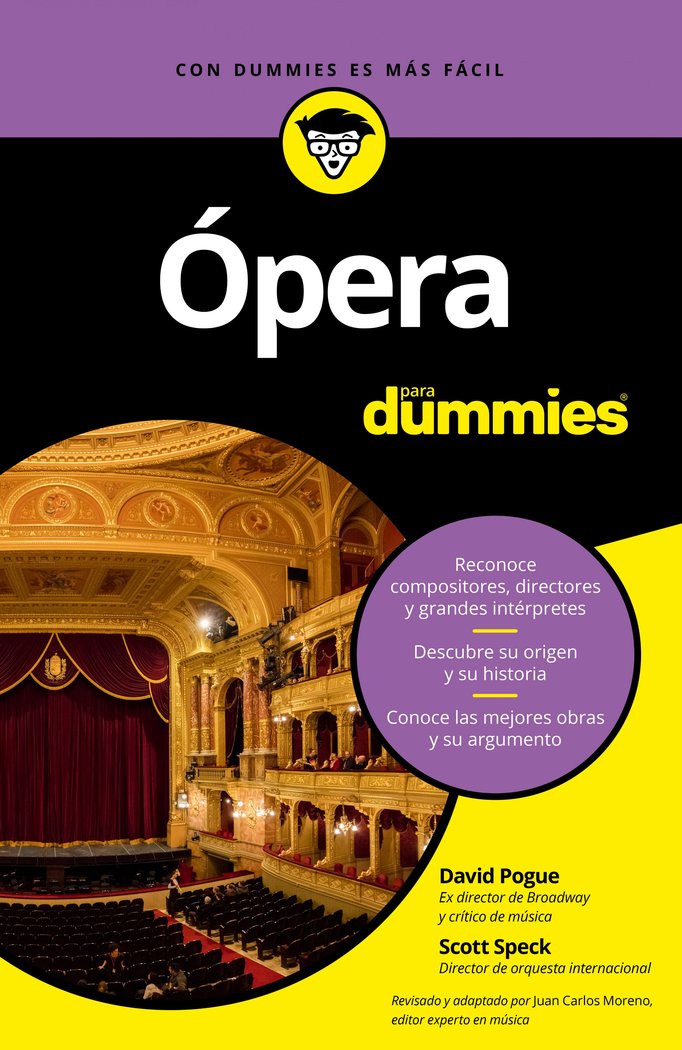 Ópera para Dummies, de Speck, Scott | portada del libro