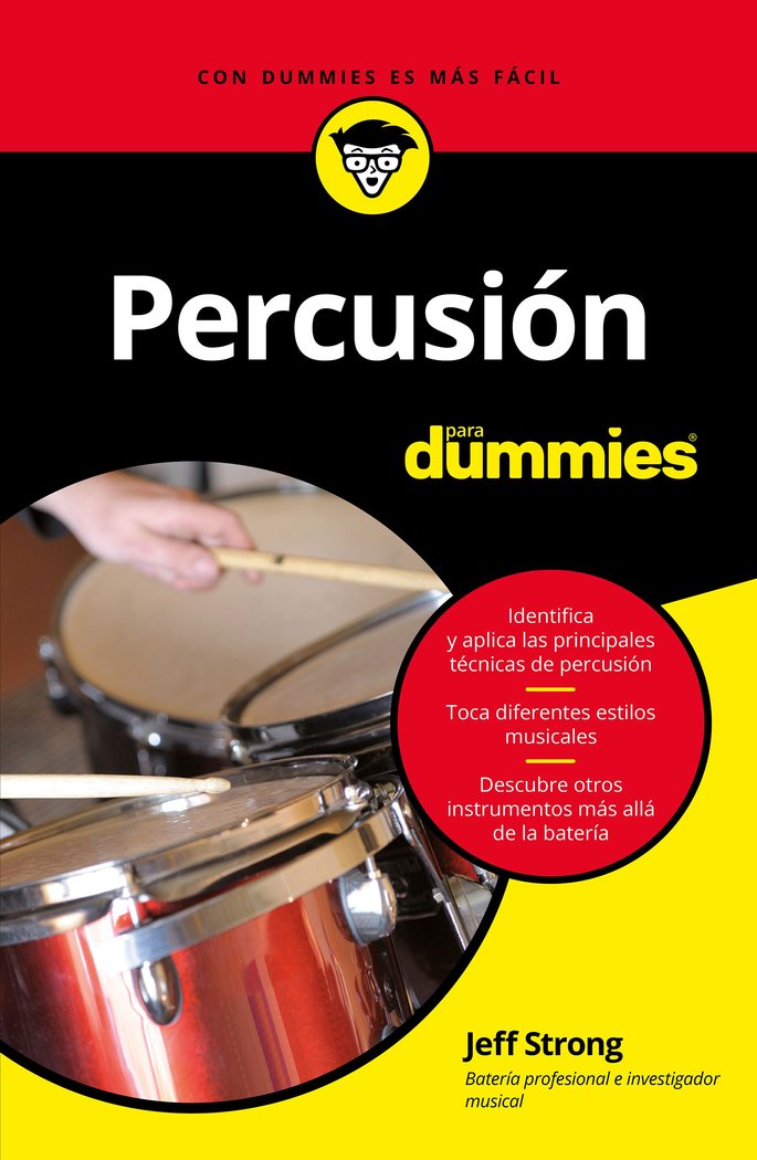 Percusión para Dummies, de Strong, Jeff | portada del libro