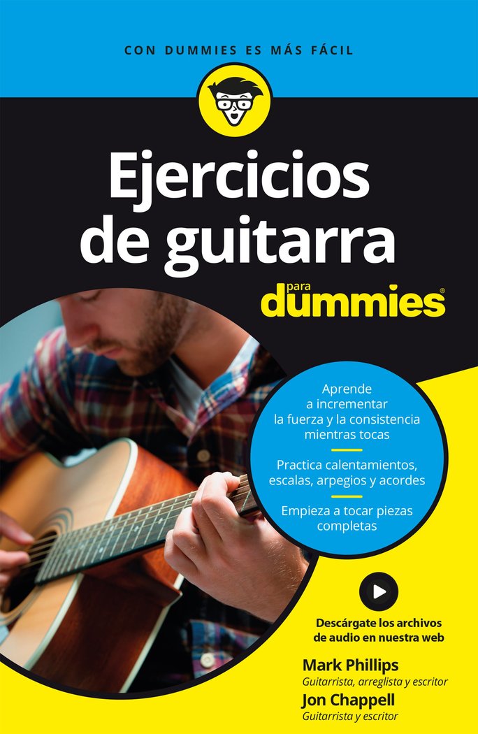 Ejercicios de guitarra para Dummies, de Phillips, Mark | portada del libro