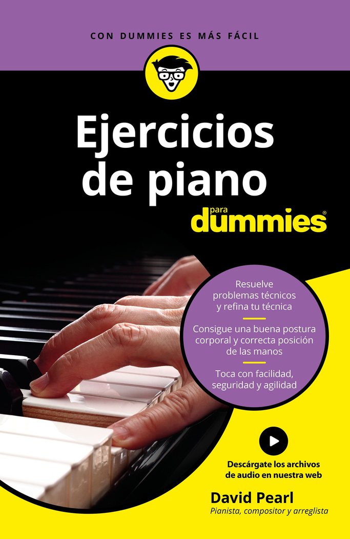 Ejercicios de piano para Dummies, de Pearl | portada del libro