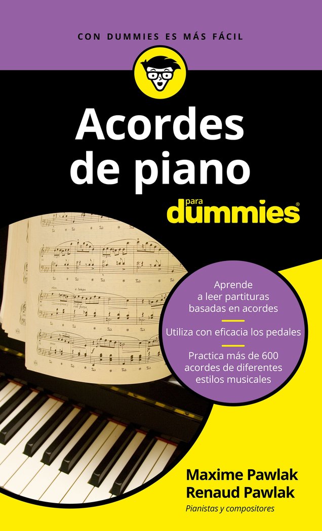 Acordes de piano para Dummies, de Pawlak | portada del libro