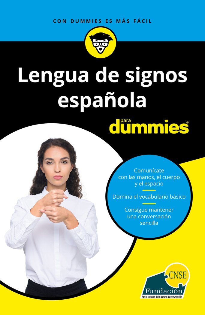 Lengua de signos española para Dummies, de Fundación CNSE | portada del libro
