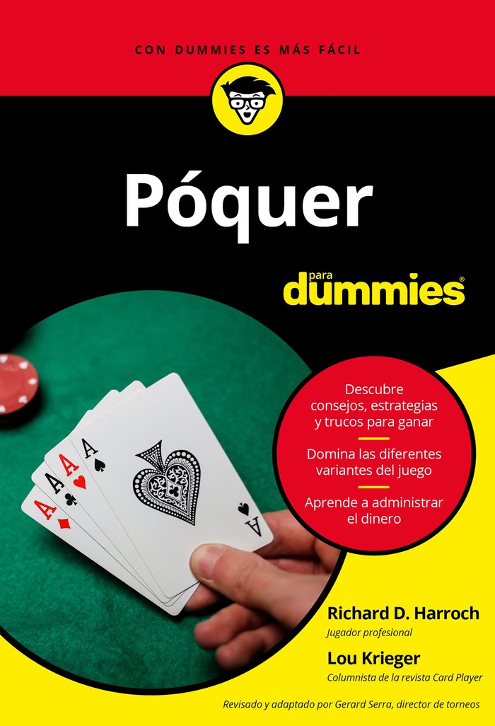 Póquer para Dummies, de Harroch, Richard D. | portada del libro