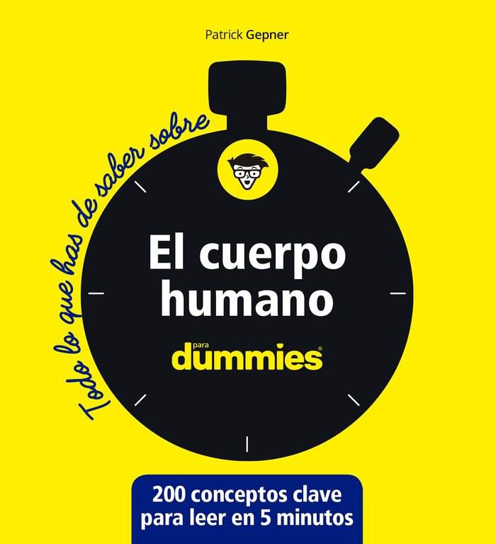 El cuerpo humano para Dummies, de Patrick Gepner | portada del libro