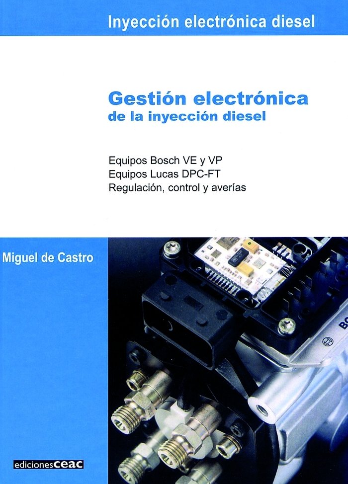 Gestión electrónica de la inyección diésel, de Castro Vicente | portada del libro