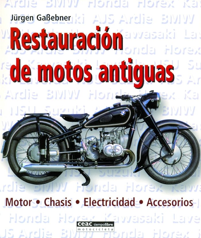 Restauración de motos antiguas, de Gabebner | portada del libro
