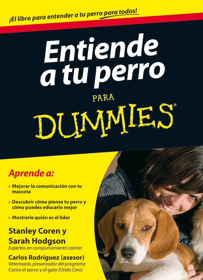 Entiende a tu perro para Dummies, de Coren | portada del libro