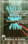Decisiones financieras en la practica, de Gómez-Bezares Pascual, Fernando | portada del libro