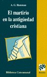El martirio en la antigüedad cristiana, de Hamman | portada del libro