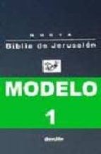 Biblia de jerusalén de bolsillo modelo 1, de Varios autores | portada del libro
