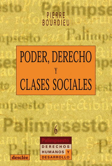 Poder, derecho y clases sociales, de Bourdieu, Pierre | portada del libro