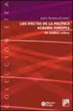 Los efectos de la política agraria común, de Varios autores | portada del libro
