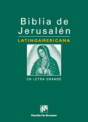 Biblia de jerusalén latinoamericana en letra grande, de Escuela Bíblica De Jerusalén | portada del libro