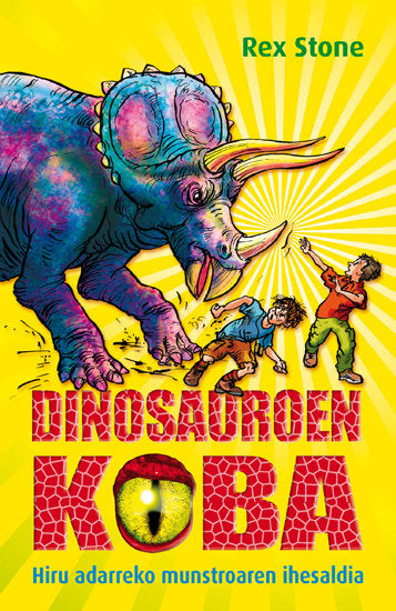 Hiru adarreko munstroaren ihesaldia, de Stone, Rex | portada del libro