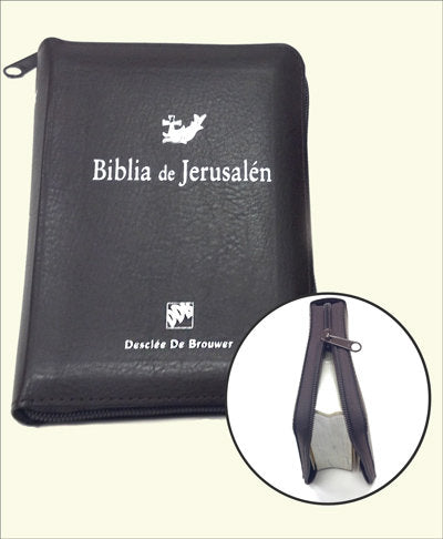 Biblia de Jerusalén de bolsillo con cremallera, de Escuela Bíblica y Arqueológica de Jerusalén | portada del libro