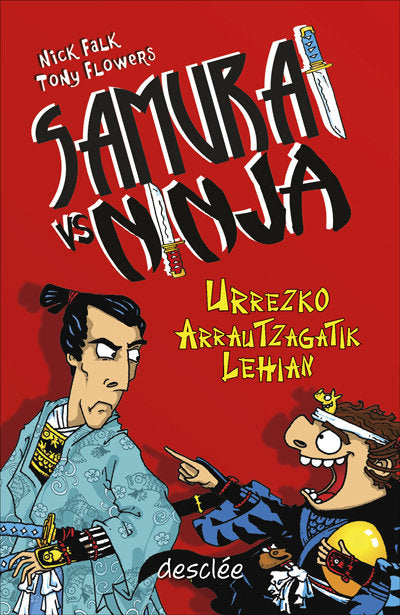Samurai vs Ninja. Urrezko aurrautzagatik lehian, de Falk, Nick | portada del libro