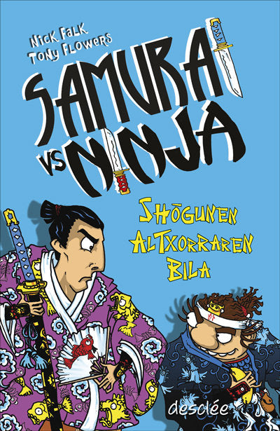 Samurai vs Ninja. Shogunen altxorraren bila, de Falk, Nick | portada del libro