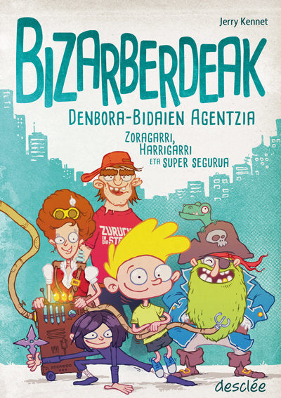 Bizarberdetarrak. Familia ero baten denbora-bidaiak, de Kennet, Jerry | portada del libro