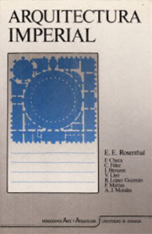 SEMINARIO DE ARQUITECTURA IMPERIAL, de ROSENTHAL | portada del libro