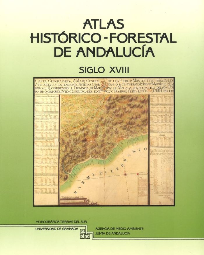 Atlas histórico-forestal de Andalucía. Siglo XVIII, de Gómez Cruz | portada del libro
