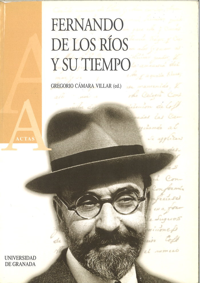 Fernando de los Ríos y su tiempo, de Cámara Villar | portada del libro
