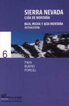 Sierra Nevada guía de montaña, de Pablo Bueno Porcel | portada del libro