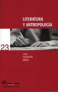 Literatura y Antropología, de Heredia Maya | portada del libro