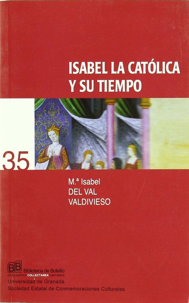 Isabel la Católica y su tiempo, de Del Val Valdivieso | portada del libro