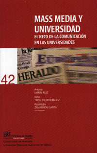 Mass media y Universidad, de MARIN | portada del libro
