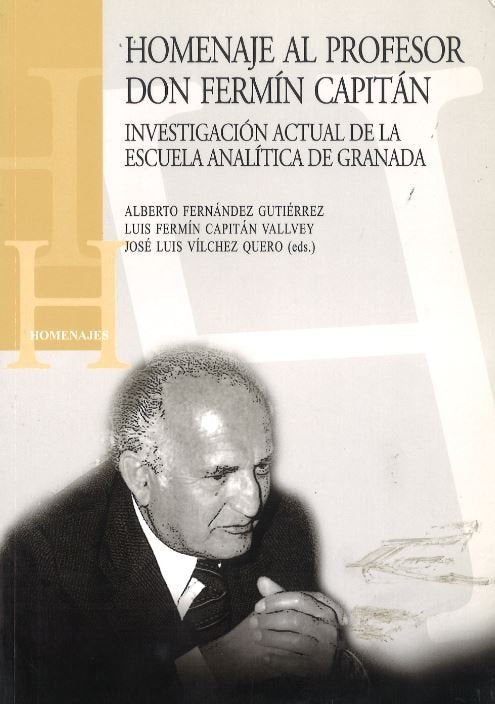 HOMENAJE AL PROFESOR FERMIN CAPITAN, de AA.VV. | portada del libro