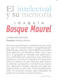 JOAQUIN BOSQUE MAUREL, de AA.VV. | portada del libro