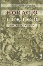 Horacio Lírico, de Jesús Luque Moreno | portada del libro